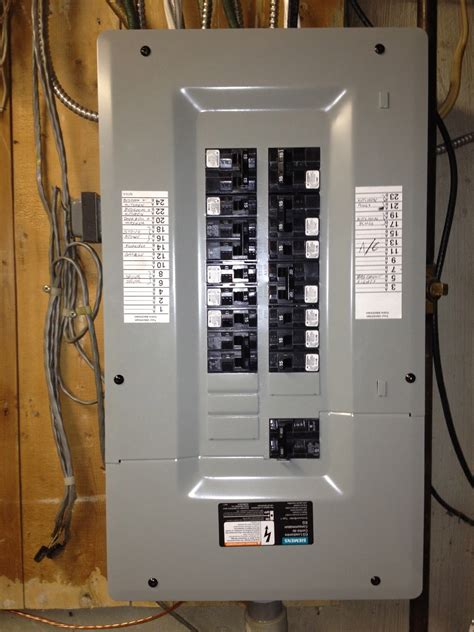 inside electrical panel box